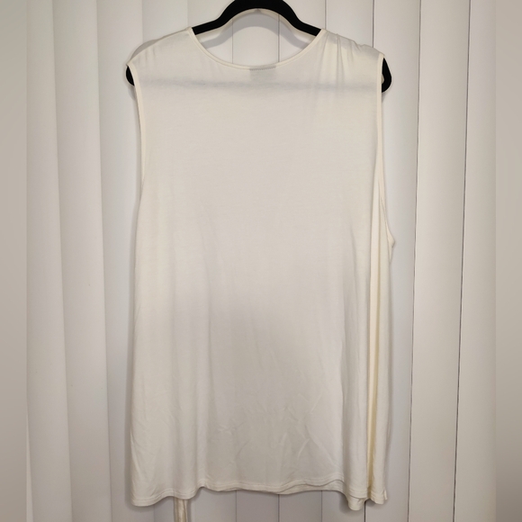 J Jill off white Sleeveless Blouse size 3x - Picture 2 of 3